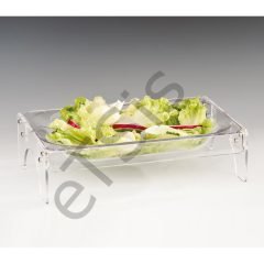Teşhir Standı, Tabaklı, Polikarbon, 41x26x h:11 cm
