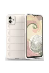 Newface Samsung Galaxy A04e Kılıf Optimum Silikon - Krem