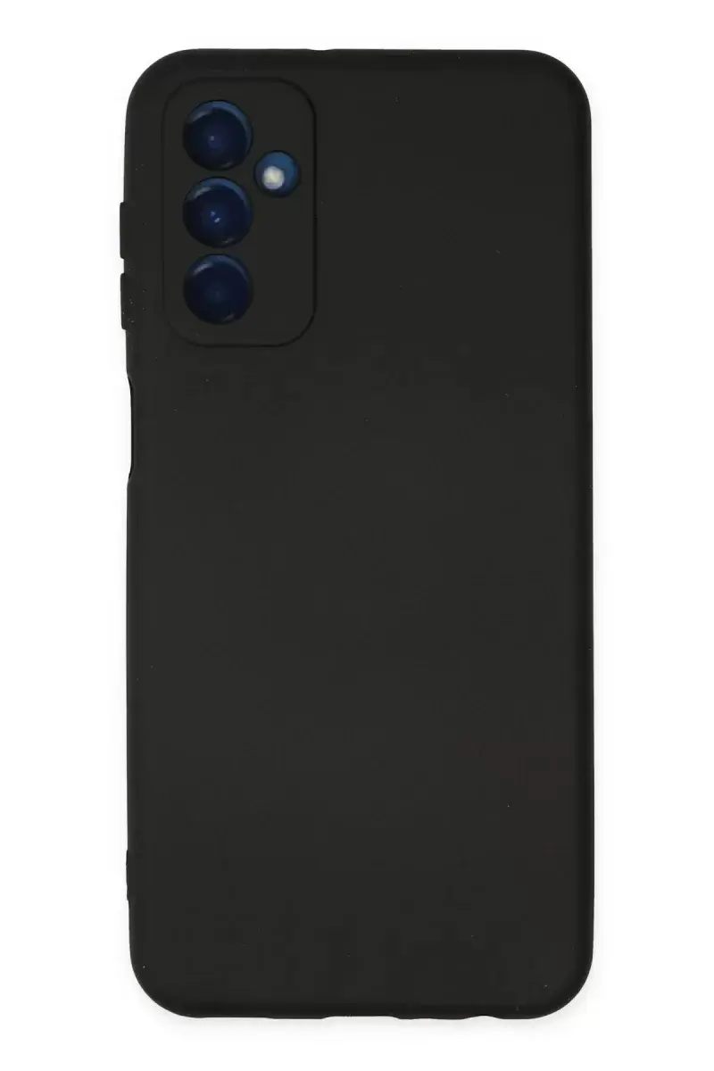 Newface Samsung Galaxy M23 Kılıf Nano İçi Kadife Silikon - Siyah