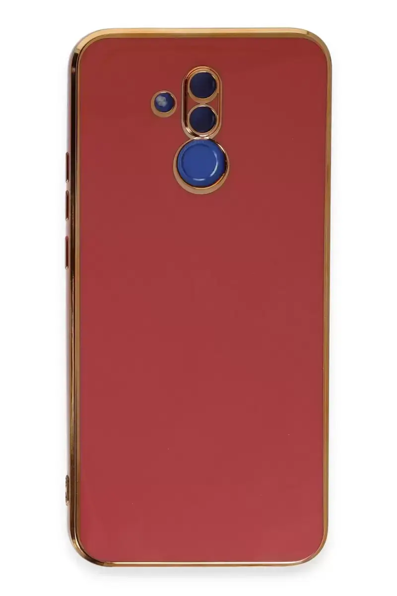 Newface Huawei Mate 20 Lite Kılıf Volet Silikon - Kırmızı