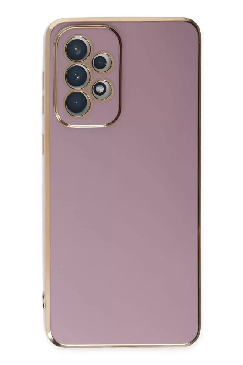 Newface Samsung Galaxy A73 5g Kılıf Volet Silikon - Mor