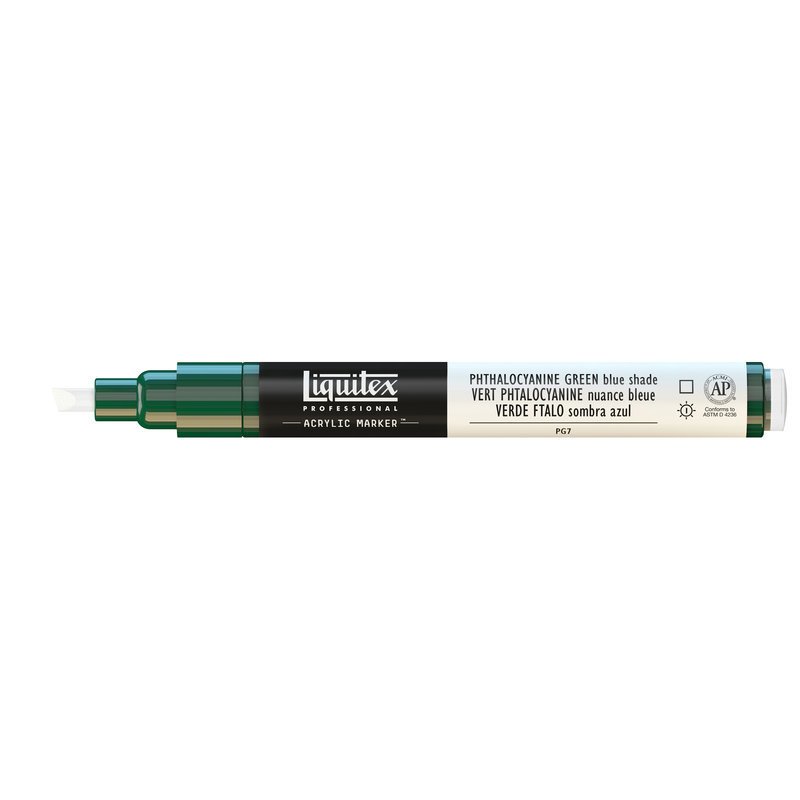 Akrilik Kalem - 2-4mm - Phthalocyanine green blue shade