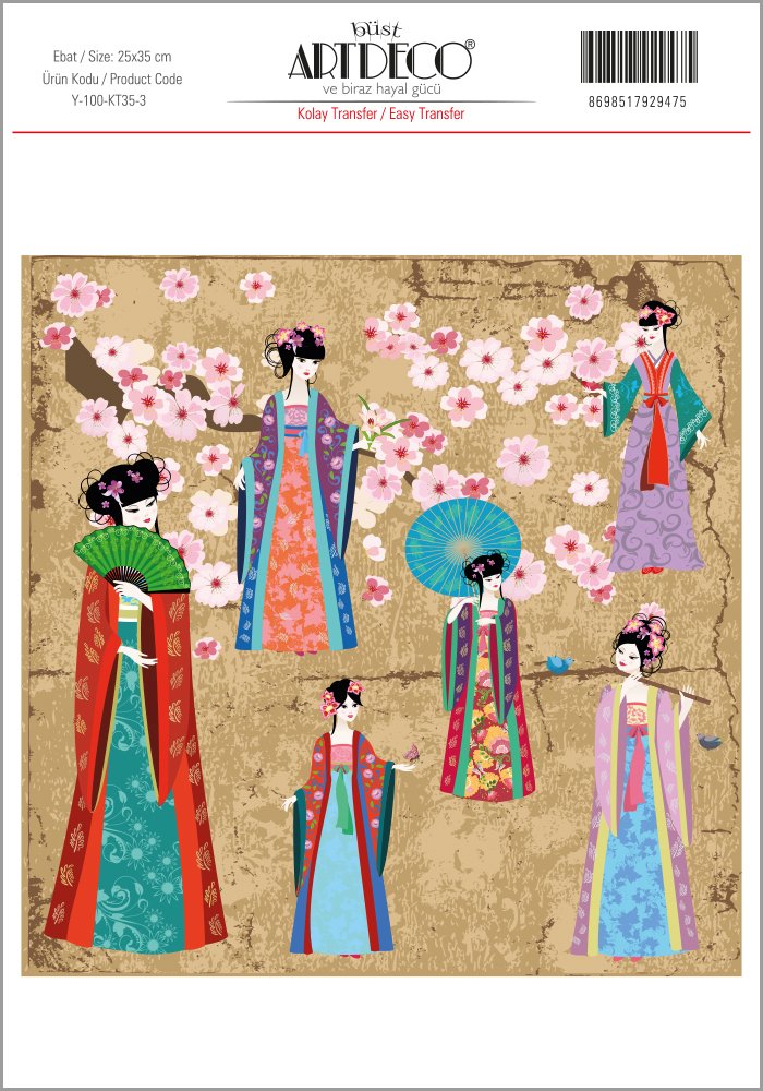 Kolay Transfer 35x50cm Desen No:3