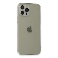 İphone 12 Pro Kılıf Fly Lens Silikon - Şeffaf