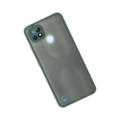 Realme C21 Kılıf Montreal Silikon Kapak - Yeşil