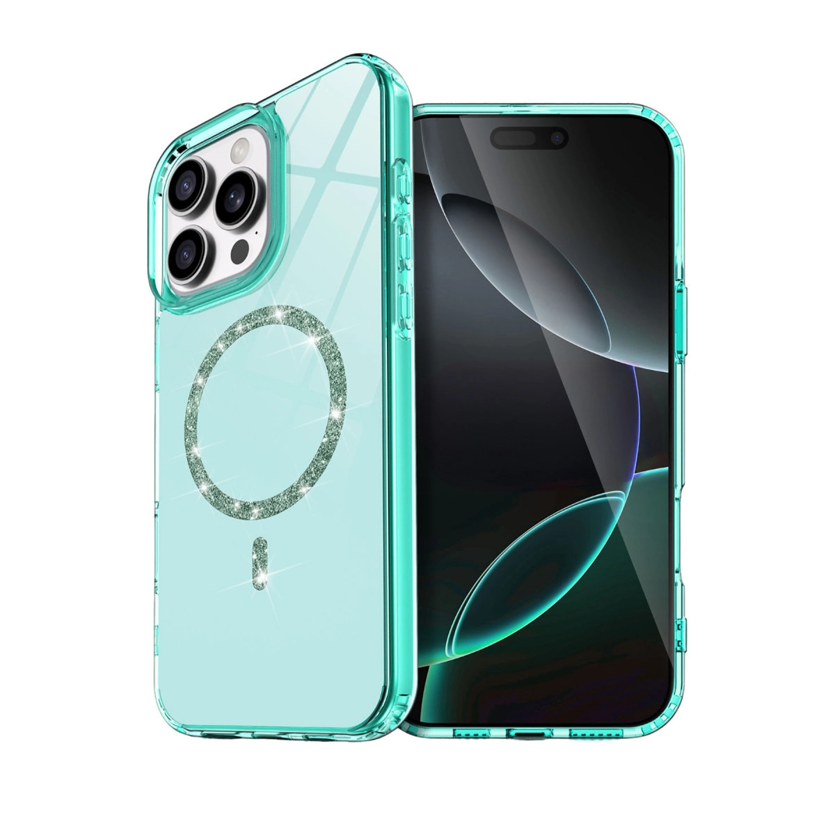 İphone 16 Pro Max Live Diamond Magsafe Kapak - Yeşil