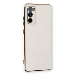 Samsung Galaxy S20 Fe Kılıf Volet Silikon - Beyaz