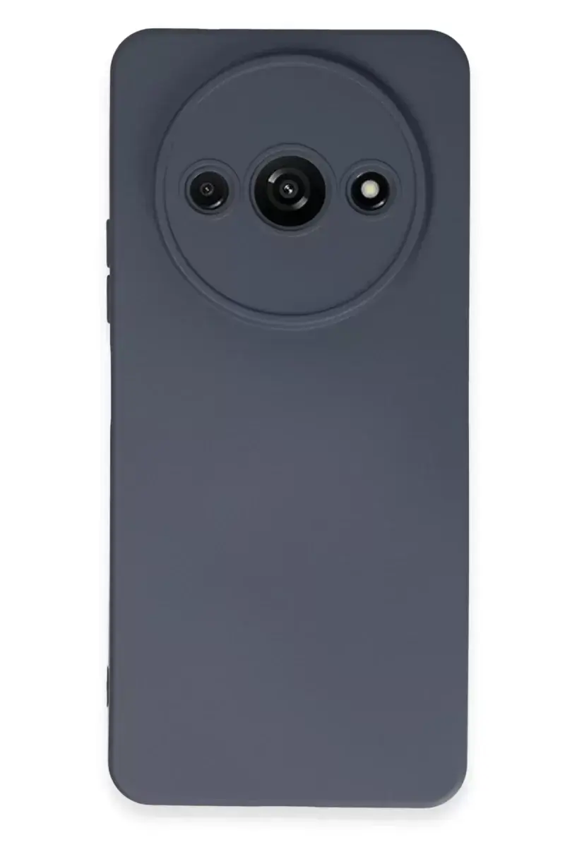 Newface Xiaomi Redmi A3 4g Kılıf Nano İçi Kadife Silikon - Gri