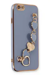 Newface İphone 6 Kılıf Esila Silikon - Gri