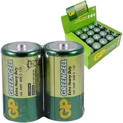 Gp 13g 2s2 R20 Büyük D Boy Pil  20'li Paket