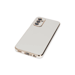Samsung Galaxy M23 Kılıf Volet Silikon - Beyaz