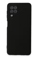 Newface Samsung Galaxy A22 Kılıf Nano İçi Kadife Silikon - Siyah