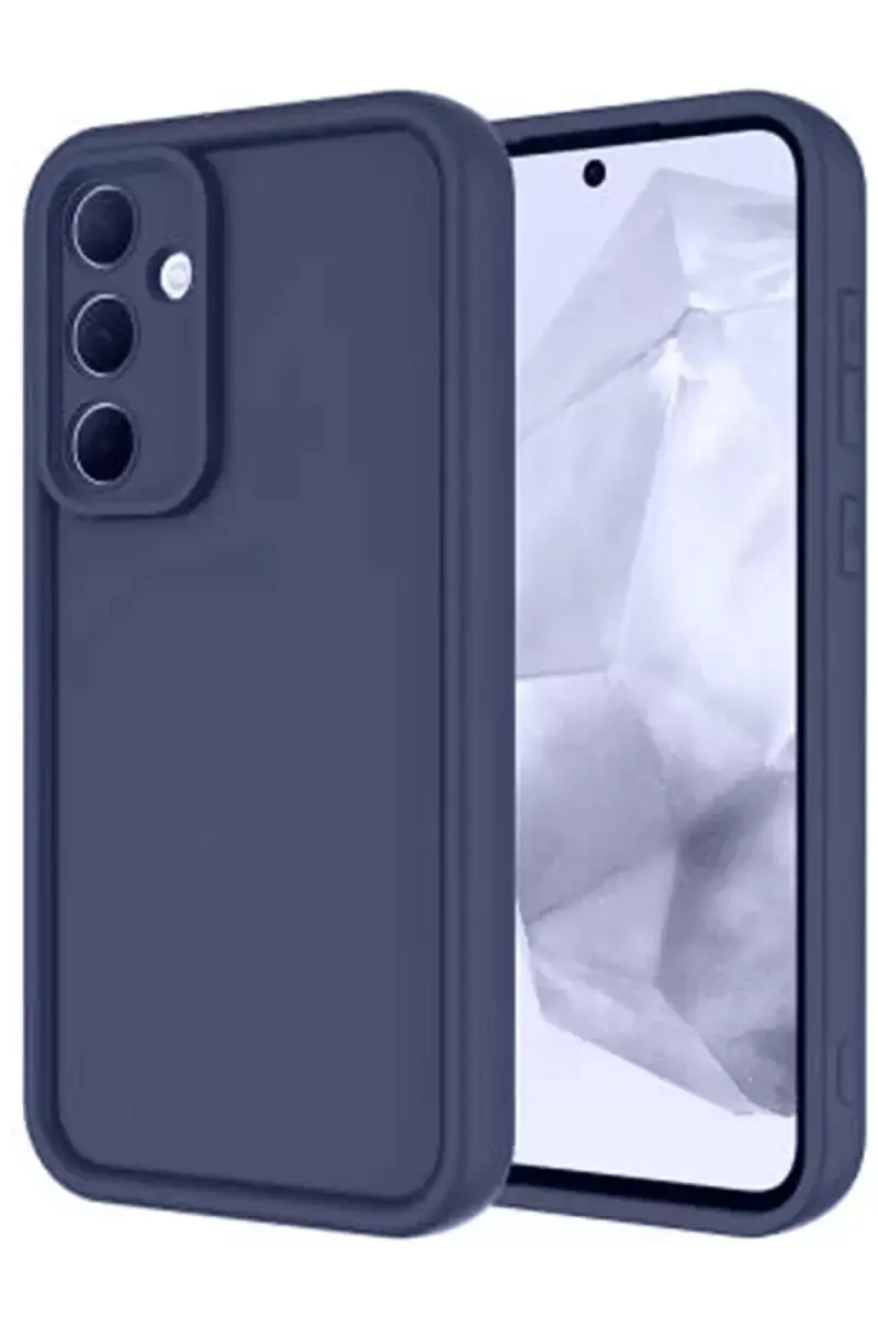 Newface Samsung Galaxy A16 5g Kılıf Viera Silikon - Lacivert