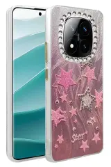 Newface Xiaomi Redmi Note 14 Pro 5g Kılıf Blade Aynalı Desenli Kapak - Desen 7