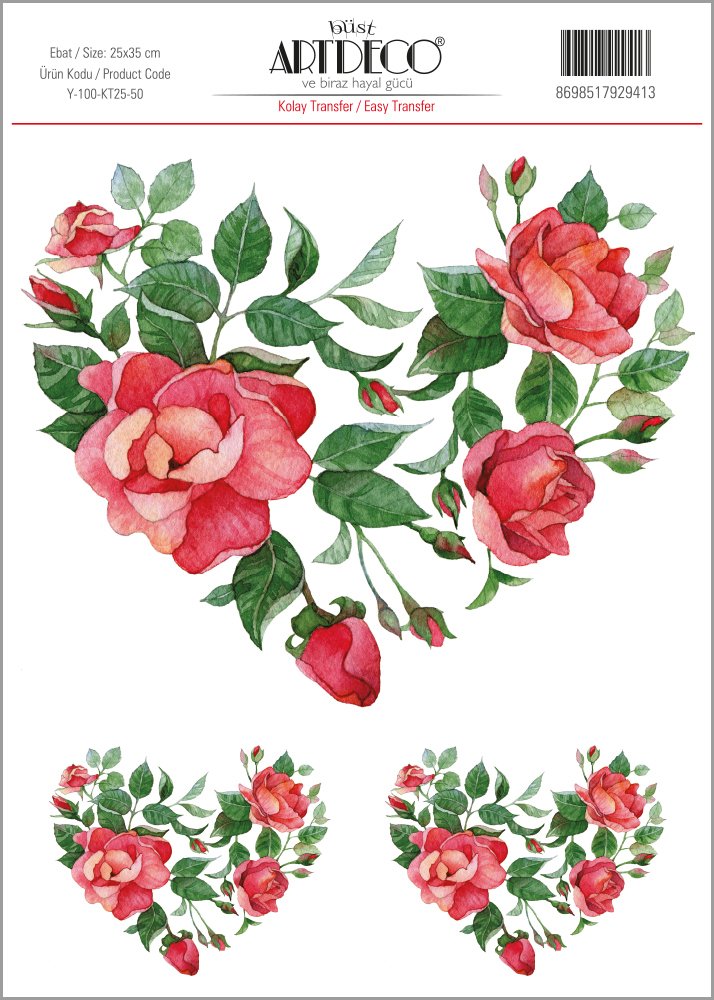 Kolay Transfer 25x35cm Desen No:50