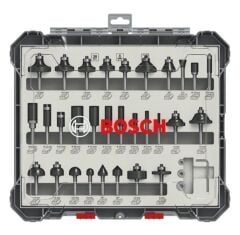 Bosch 30 Parça Karışık Freze Ucu Seti 6 mm Şaft