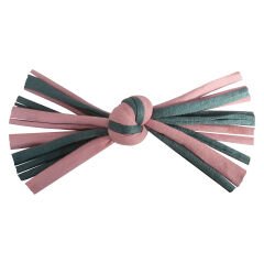 Kedi Oyuncağı Düğümlü İp 2 cm - 16 cm Pembe-Gri