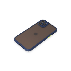 İphone 11 Pro Kılıf Montreal Silikon Kapak - Lacivert