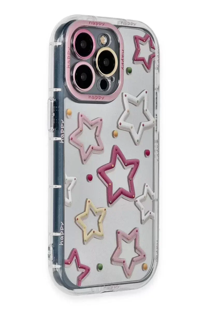 Newface İphone 14 Pro Max Kılıf Reflexion Desenli Kapak - Desen 3