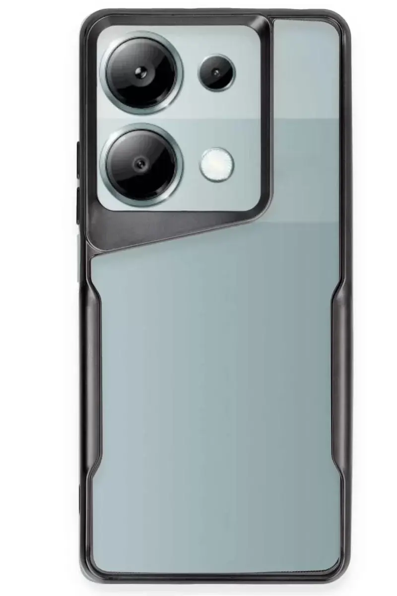 Newface Xiaomi Redmi Note 13 Pro 5g Kılıf Boyi Silikon Kapak - Siyah