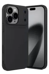 Newface Apple İphone 17 Pro Max Auto Focus Karbon Kapak - Siyah