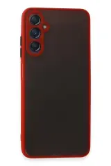 Newface Samsung Galaxy A05s Kılıf Montreal Silikon Kapak - Kırmızı