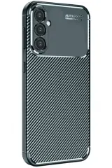 Newface Samsung Galaxy A16 5g Kılıf Auto Focus Karbon Kapak - Koyu Yeşil