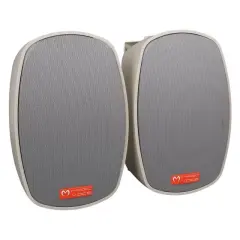 Magicvoice Mv-22 12 Cm 40 Watt Komütatörlü Hat Trafolu Krem Beyaz Sütun Hoparlör (2'li Takım)
