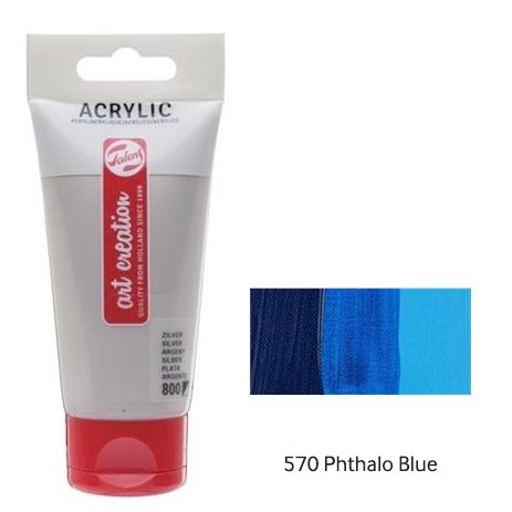 Talens Artcreation Akrilik Boya 75ml - N:570 Phthalo Blue