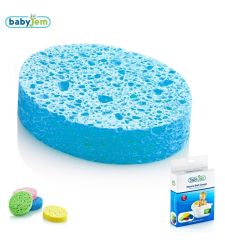 Babyjem Banyo Süngeri Selülozik Mavi