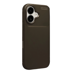 İphone 17 Auto Focus Karbon Kapak - Kahverengi