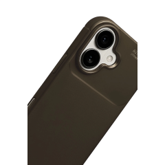 İphone 17 Auto Focus Karbon Kapak - Kahverengi