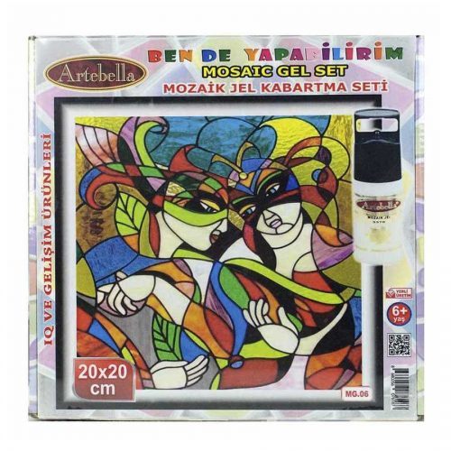 Mozaik Jel Kabartma Seti 20x20cm N:MG-06