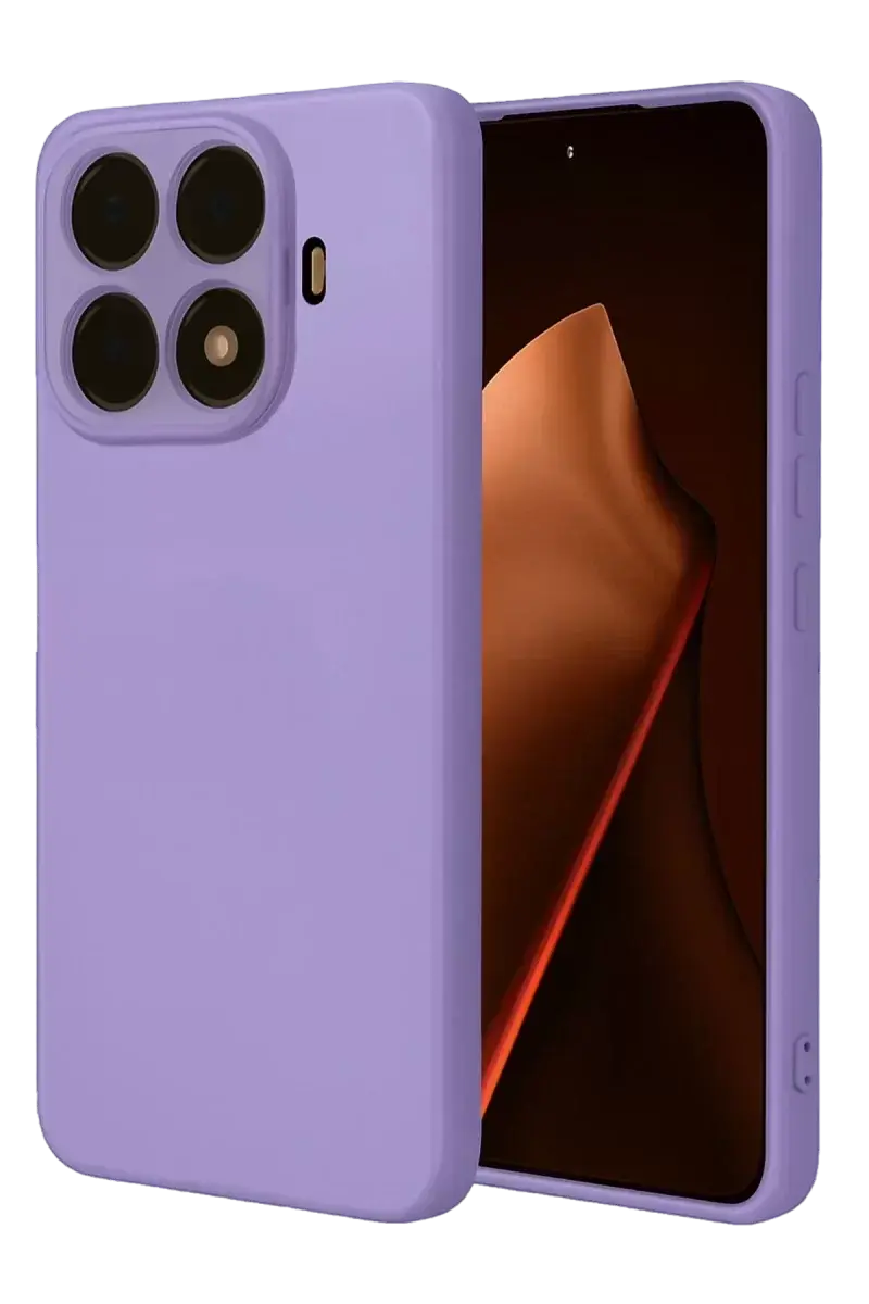 Newface Xiaomi Mi 15t Pro Nano İçi Kadife Silikon - Lila