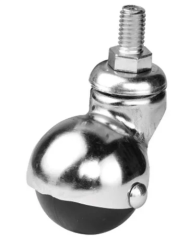 205 - 40 Mm Küre Krom Vidalı Teker 4 Adet