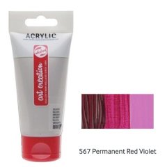 Talens Artcreation Akrilik Boya 75ml - N:567 Permanent Red Violet