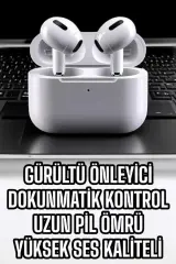 3.nesil Tws Bluetooth Kulaklık Mikrofonlu Anc Özelliği Dokunmatik Kontrol