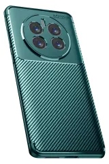 Newface Realme 12 Pro Plus Kılıf Auto Focus Karbon Kapak - Koyu Yeşil