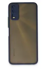 Newface Vivo Y11s Kılıf Montreal Silikon Kapak - Lacivert