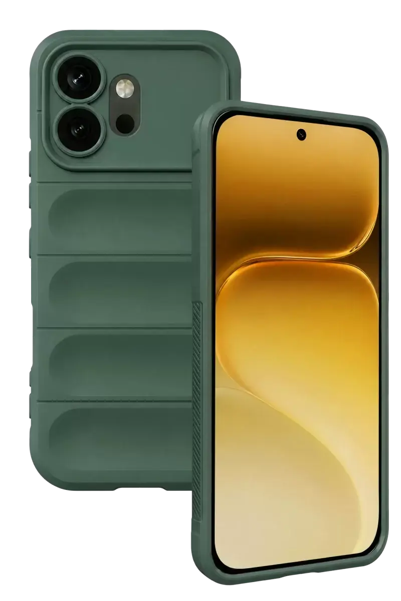 Newface Huawei Honor 600 Optimum Silikon - Koyu Yeşil