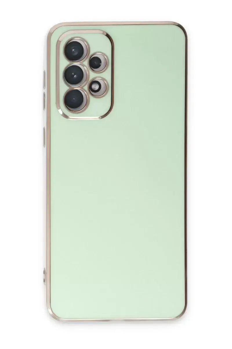 Newface Samsung Galaxy A73 5g Kılıf Volet Silikon - Açık Yeşil