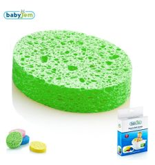 Babyjem Banyo Süngeri Selülozik Yeşil