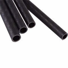 Plastik İçi Boş Siyah Çıta 10mm 50cm 10'lu