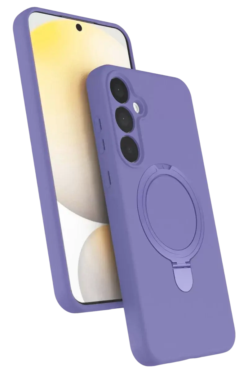 Newface Samsung Galaxy A16 5g Regal Magsafe Standlı Kapak - Lila