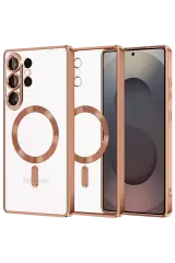 Newface Samsung Galaxy S26 Ultra Kross Magneticsafe Kapak - Çöl Titanyum