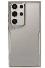 Newface Samsung Galaxy S24 Ultra Kılıf Boyi Silikon Kapak - Titan Gri