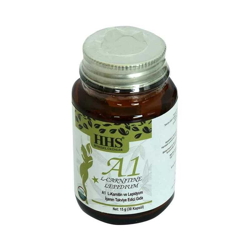 A1 L-Carnitine Lepidium Bitkisel 30 Kapsül X 2 Adet