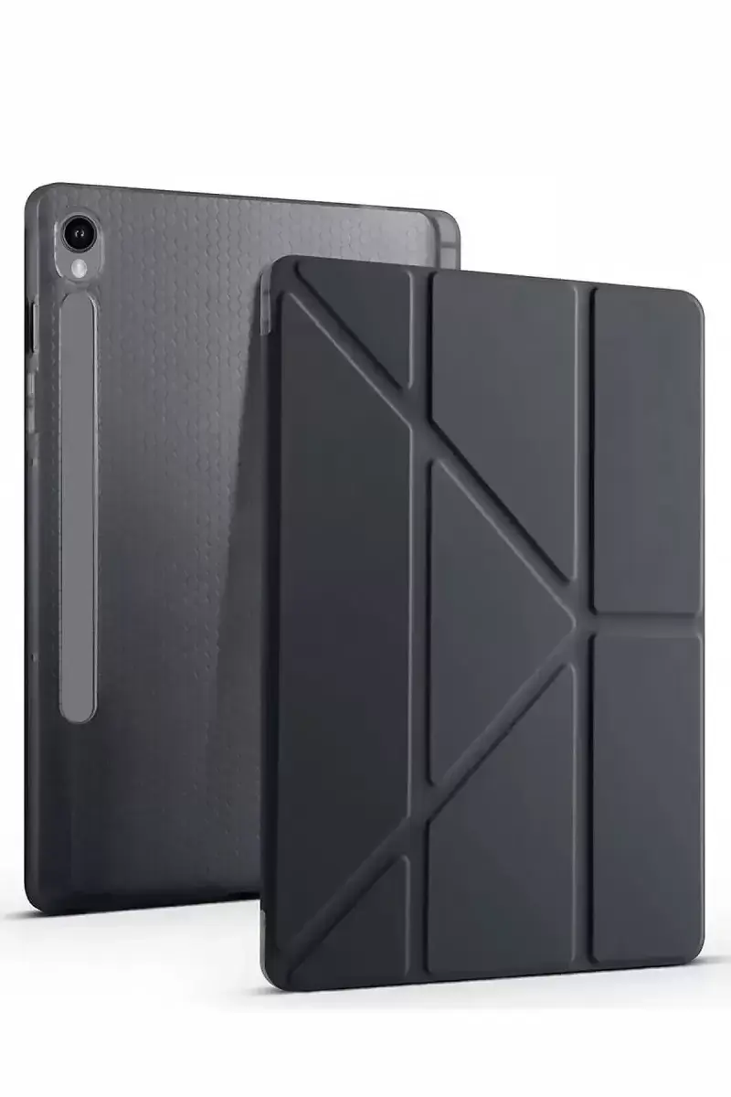 Newface Samsung Galaxy Tab S10 Fe Plus 13.1 Kalemlikli Mars Tablet Kılıfı - Siyah