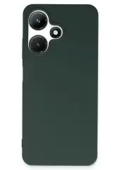 Newface İnfinix Hot 30i Kılıf First Silikon - Koyu Yeşil