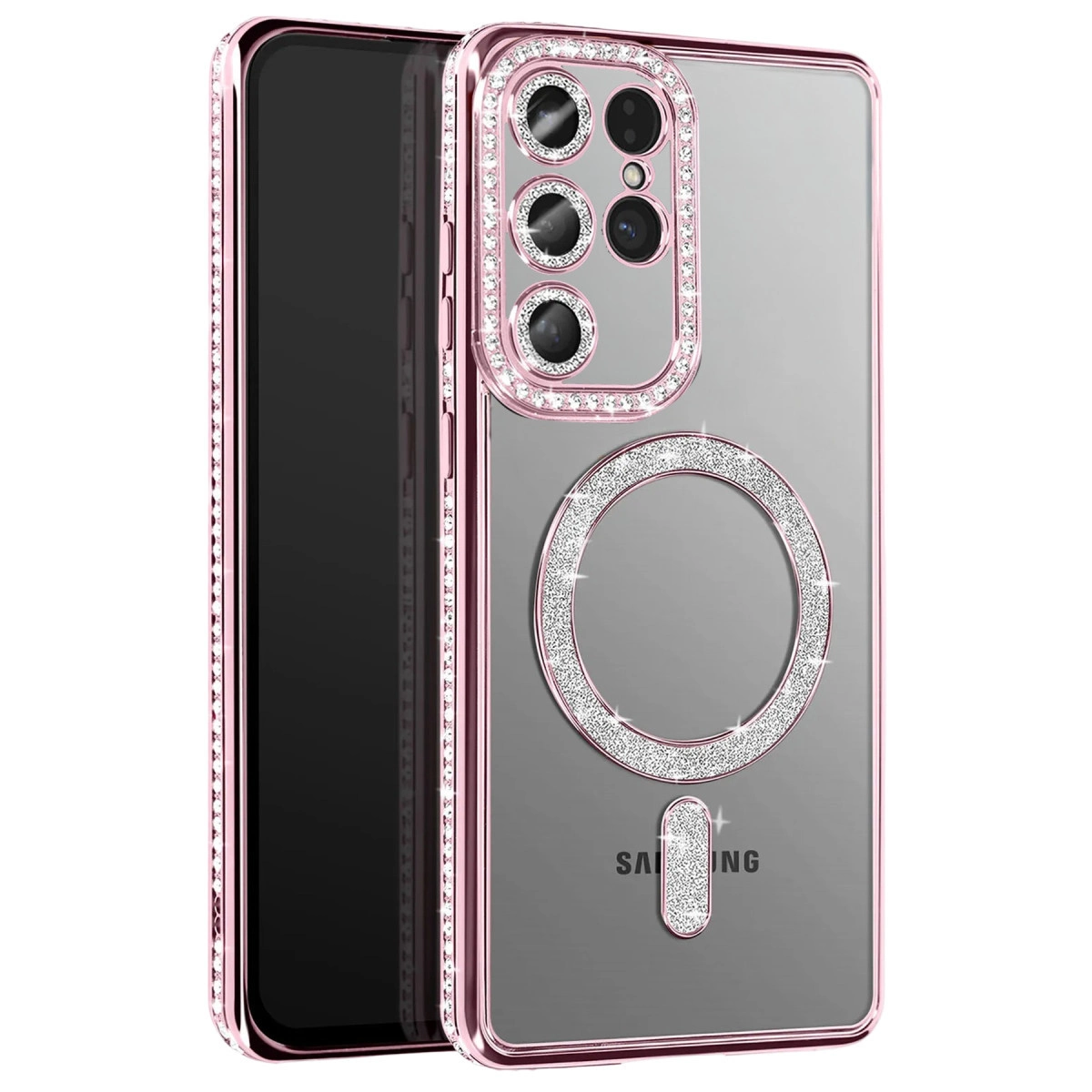 Joko Samsung Galaxy S26 Ultra Joke Simli Magneticsafe Kılıf - Pembe